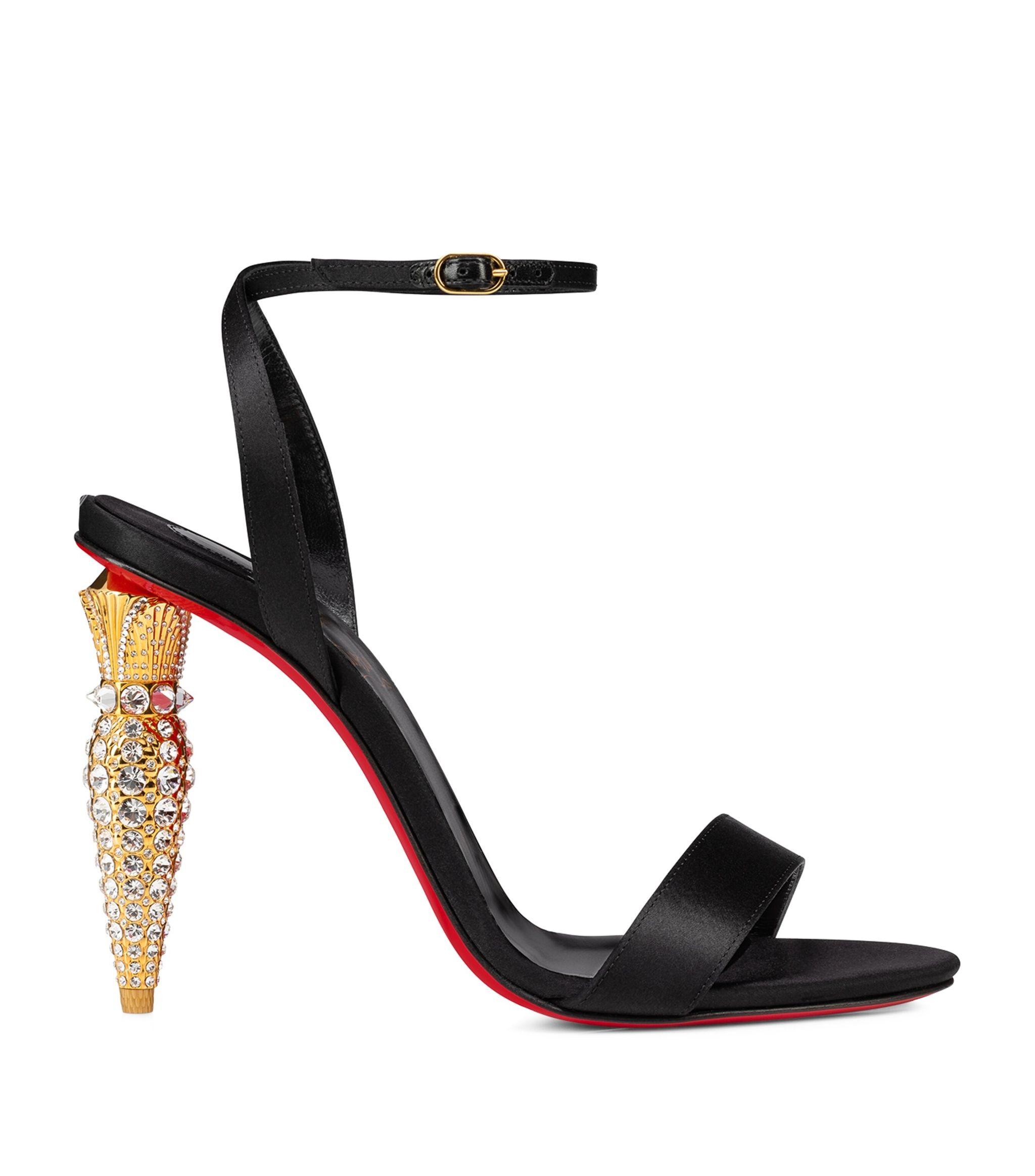 Christian Louboutin Lip Queen Sandals 100 in Black Lyst