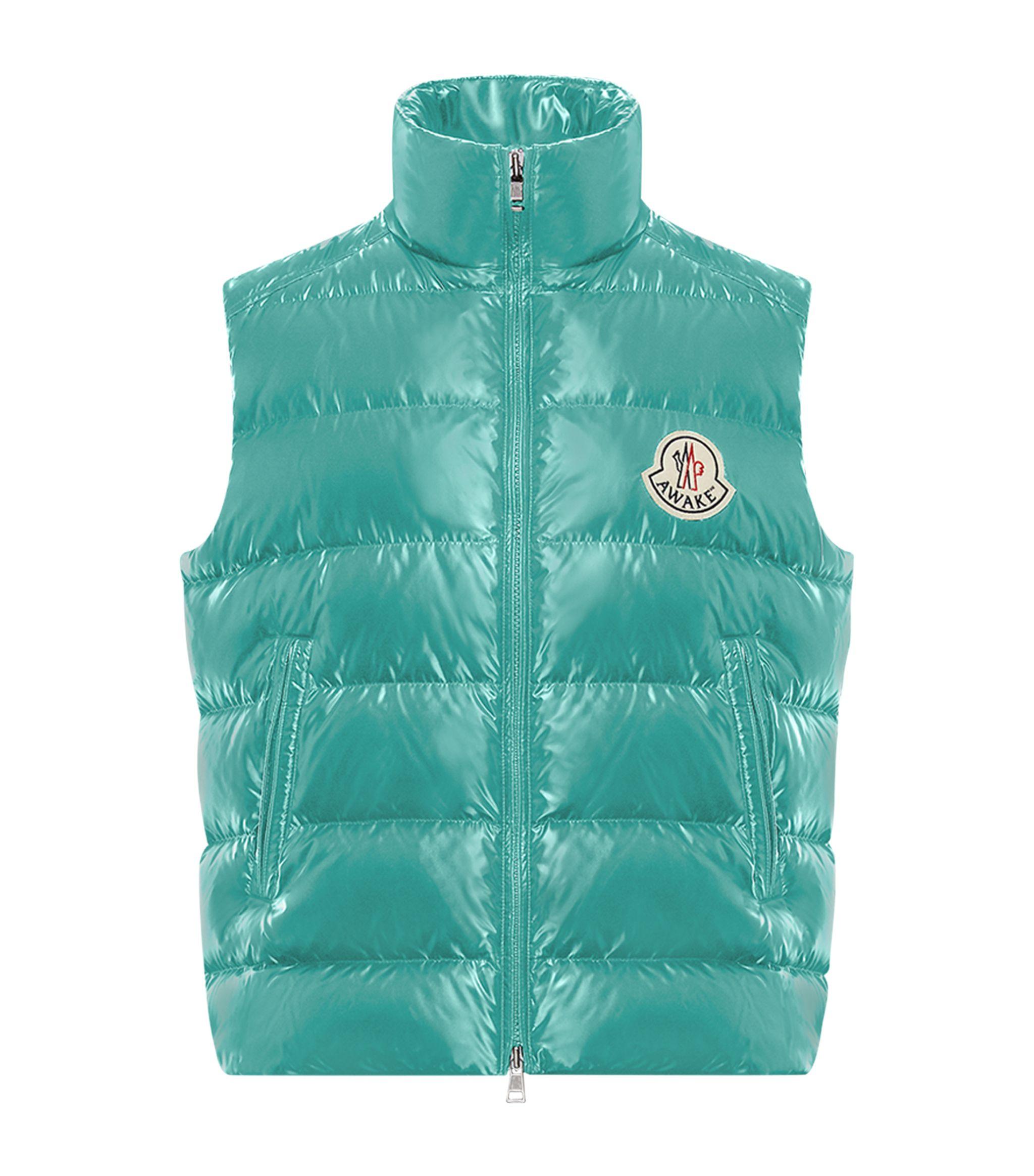 Moncler Synthetic Awake Ny Parker Quilted Gilet in Green for Men - Lyst