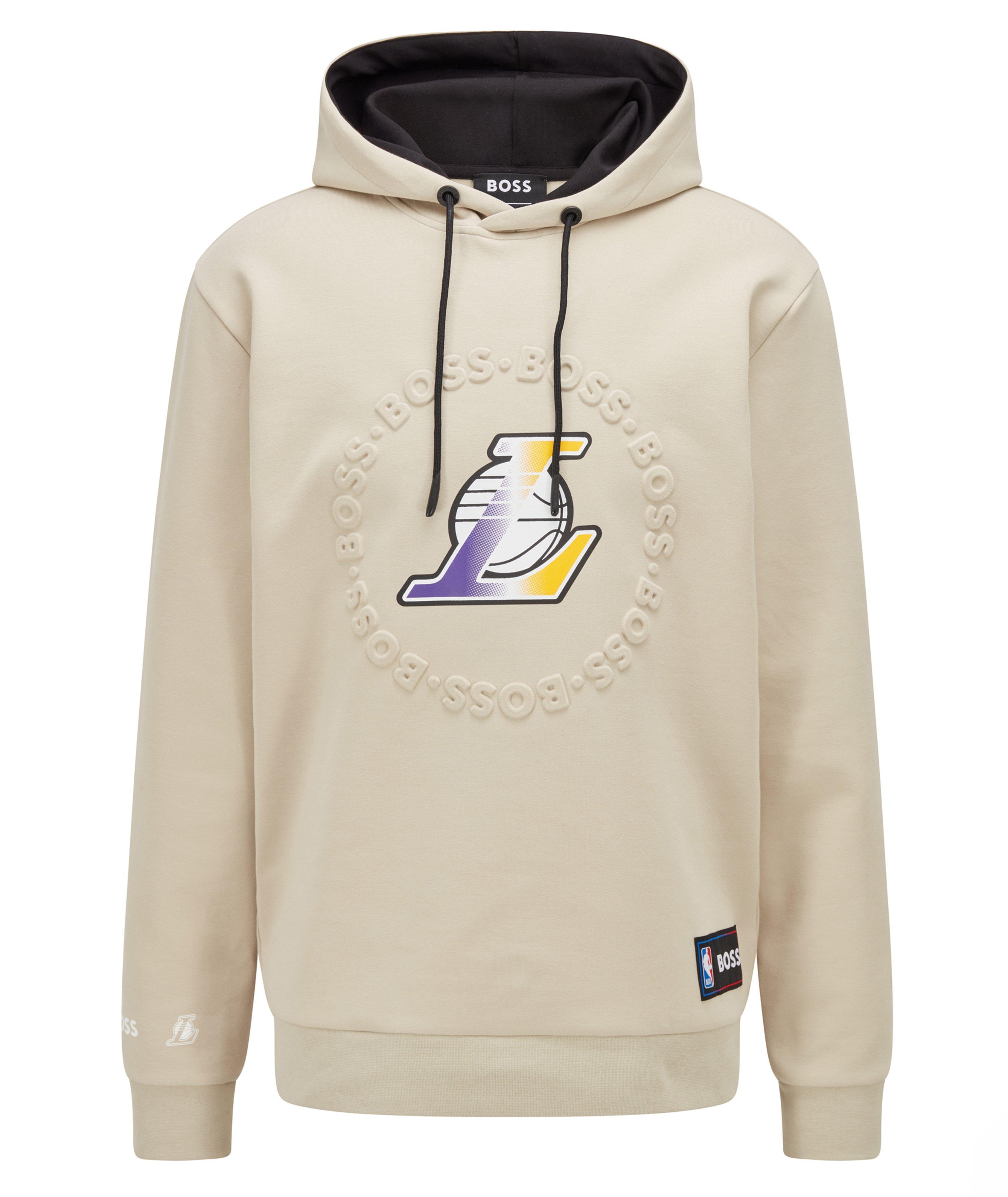BOSS by HUGO BOSS X Nba Lakers Logo Hoodie in Natural for Men | Lyst Canada