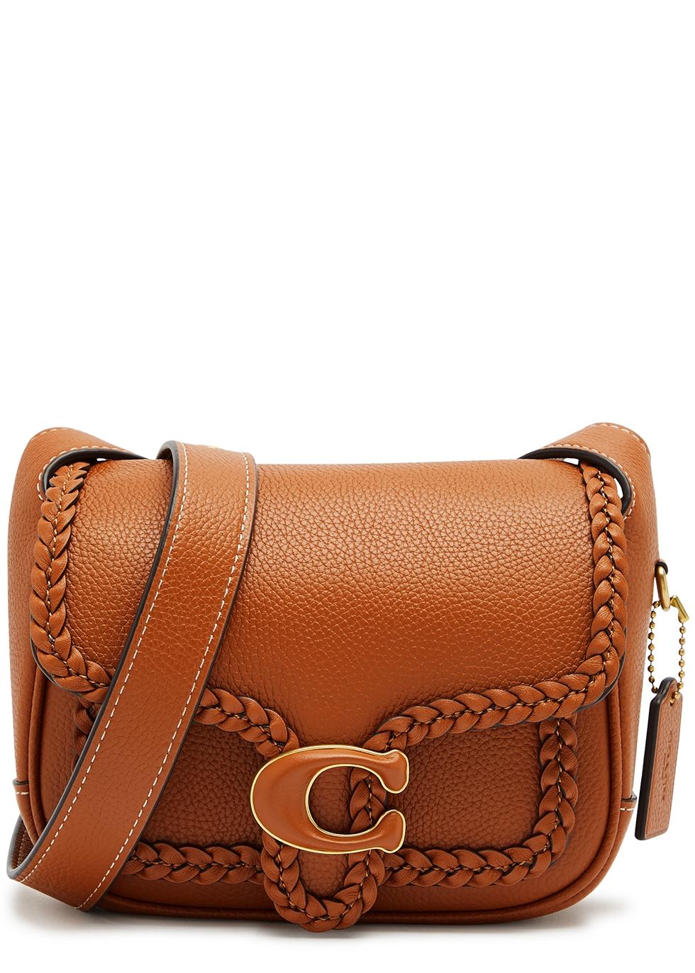 COACH Tabby Messenger 19 Leather Crossbody Bag in Brown Lyst