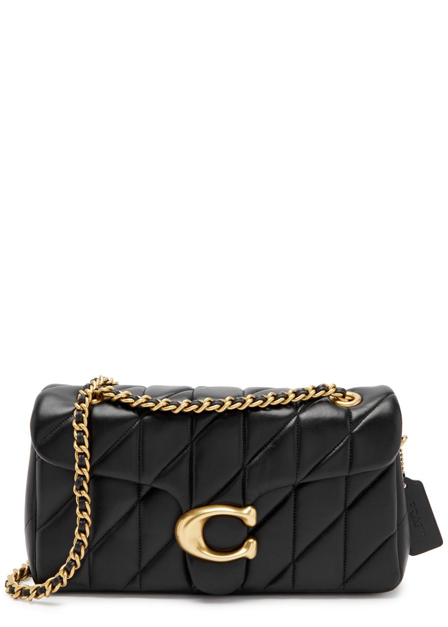 COACH Tabby 26 Quilted Leather Shoulder Bag in Black | Lyst UK