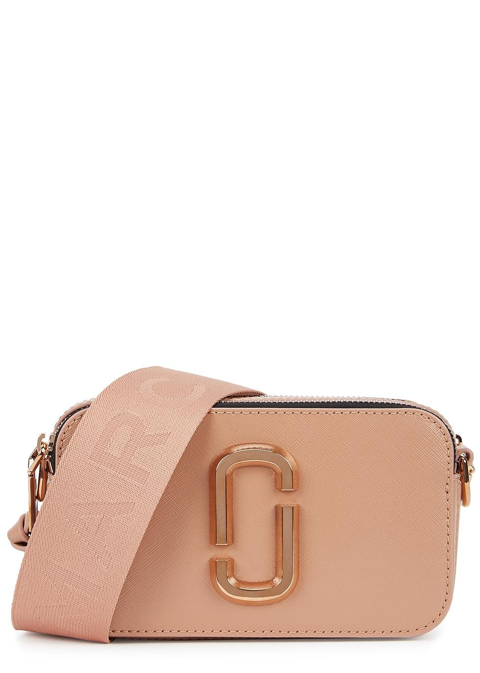 Snapshot leather crossbody bag Marc Jacobs Pink in Leather - 21936520