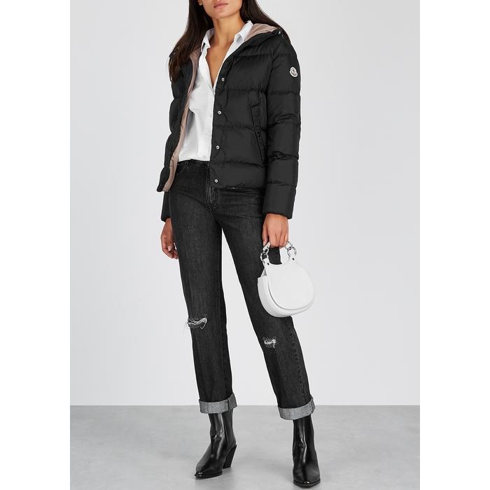 Moncler Lena Black Quilted Shell Jacket - Lyst