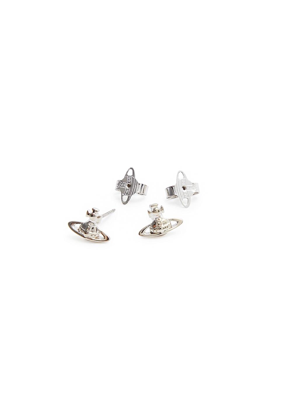 Vivienne Westwood Lorelei Orb Stud Earrings in White | Lyst