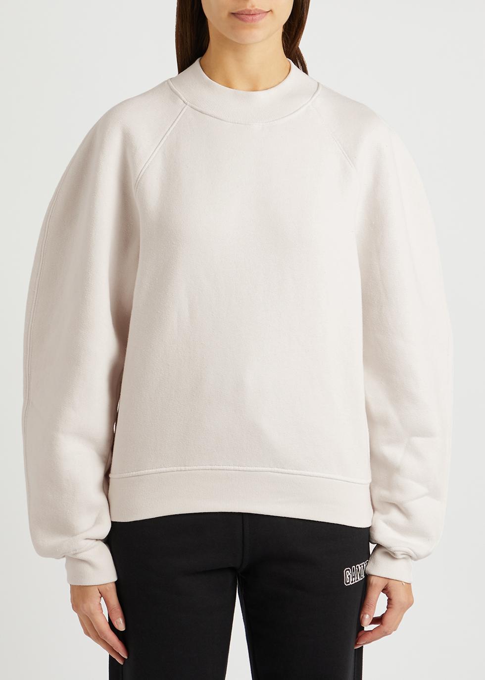 Agolde Tarron Off-white Jersey Sweatshirt | Lyst UK