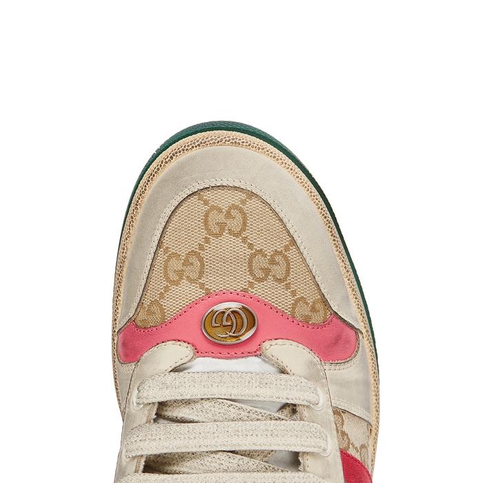 gucci screener sneaker pink