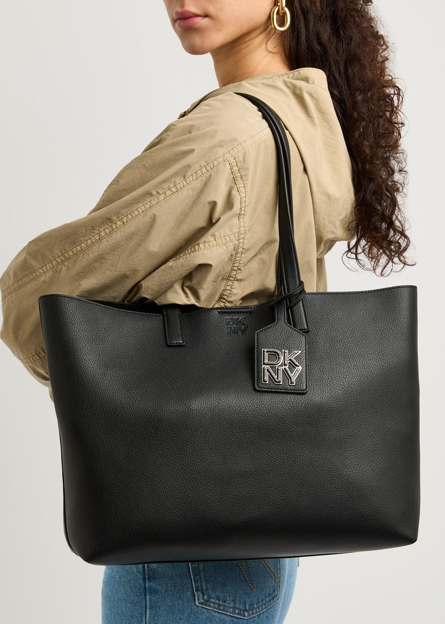 DKNY Park Grained Leather Tote in Black Lyst UK