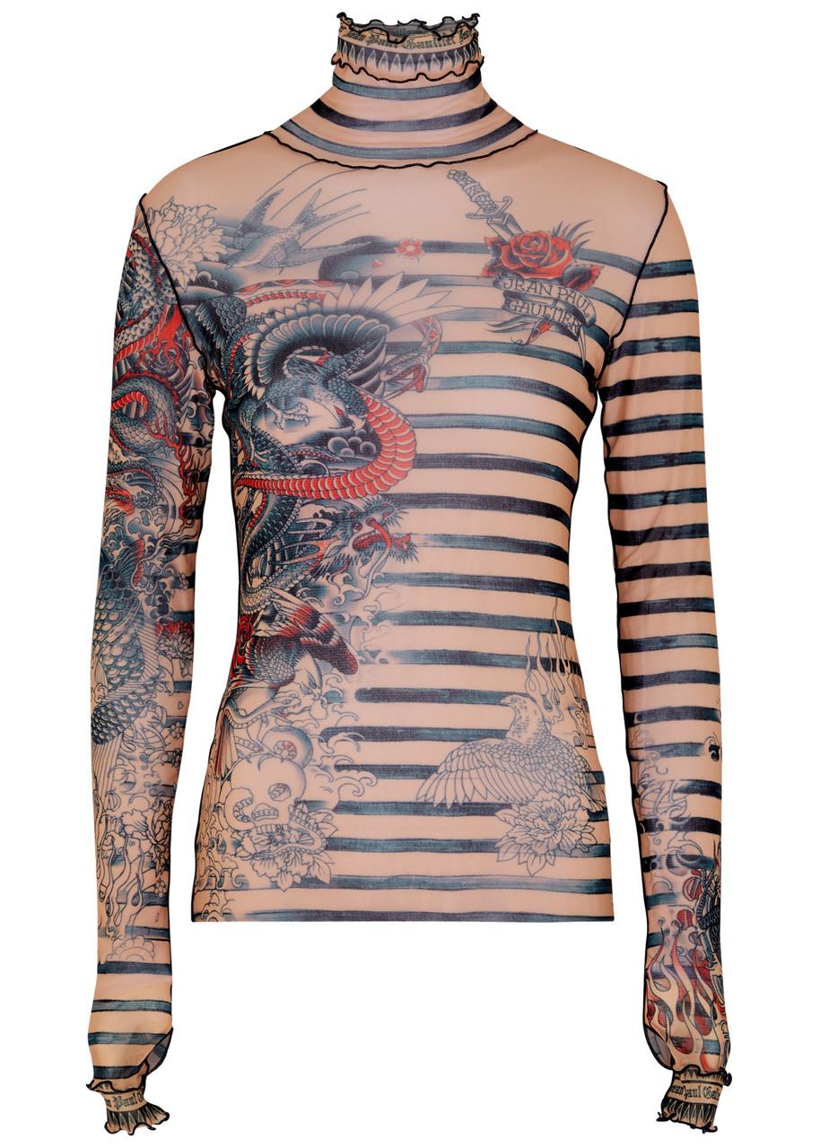 Tシャツ・カットソー Jean Paul Gaultier Double Layer Tulle Top Jean paul gaultier Double layer tulle top available on