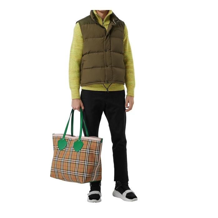 burberry dark racing green the giant tote bag