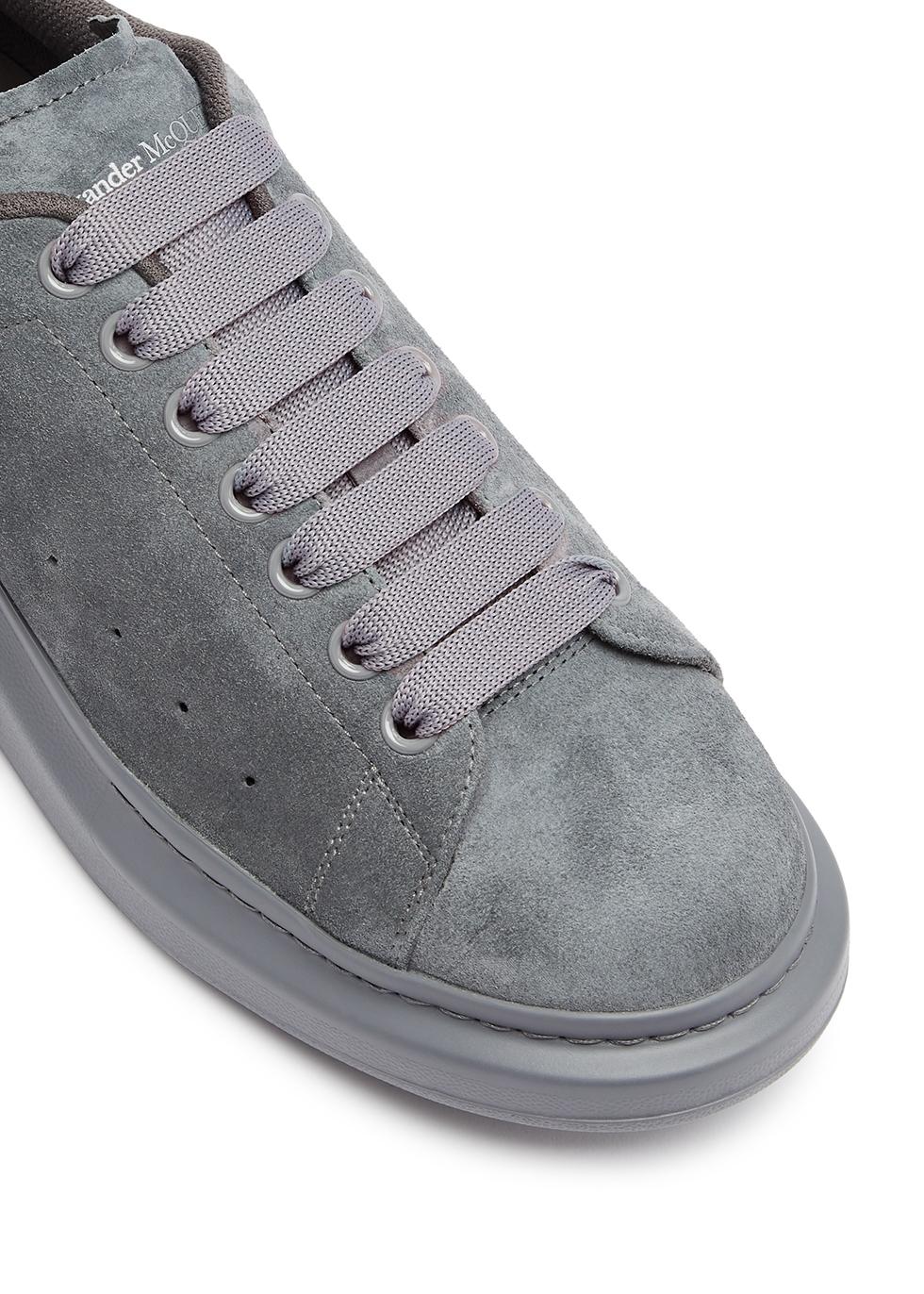 McQueen Oversized Low-top Sneakers in Grey for Men Lyst UK