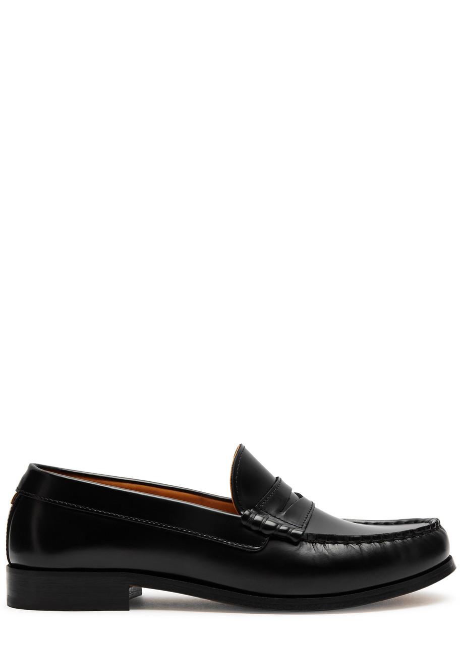 ローファー・オックスフォード Alohas Marietta Onix Black Leather Loafers Marietta Patent Black Leather Loafers | ALOHAS