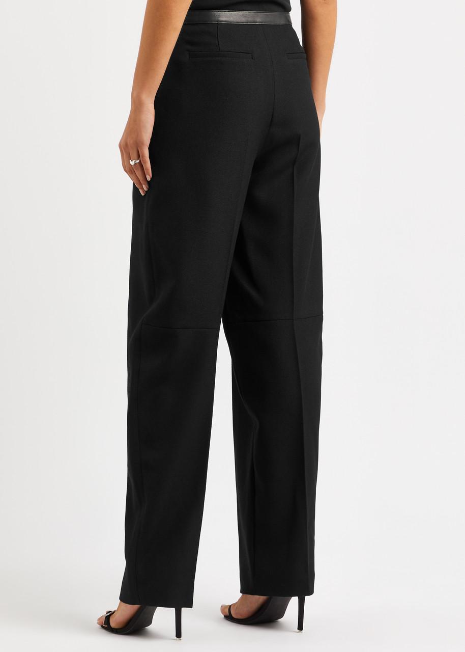 Alexander Wang belted wool trousers - Black