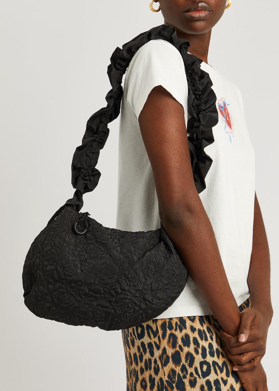Damson Madder Rose Quilted Shell Shoulder Bag in Black Lyst