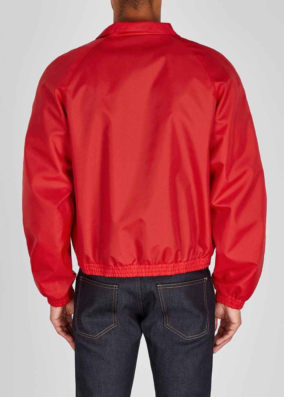 Gucci Shell Bomber Jacket Blue for Men | Lyst