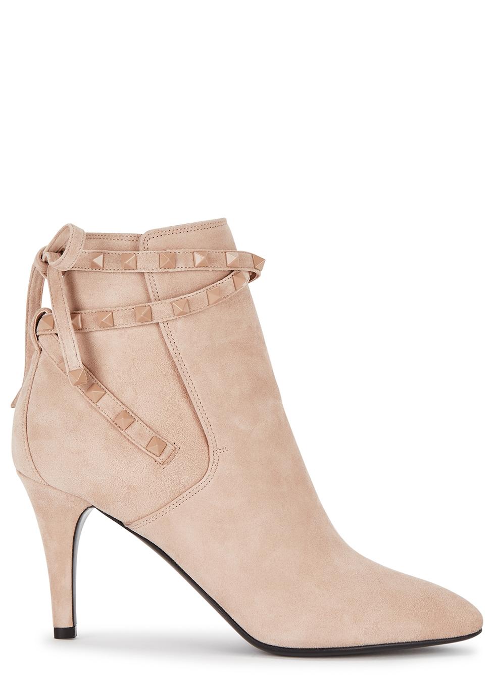 blush ankle booties