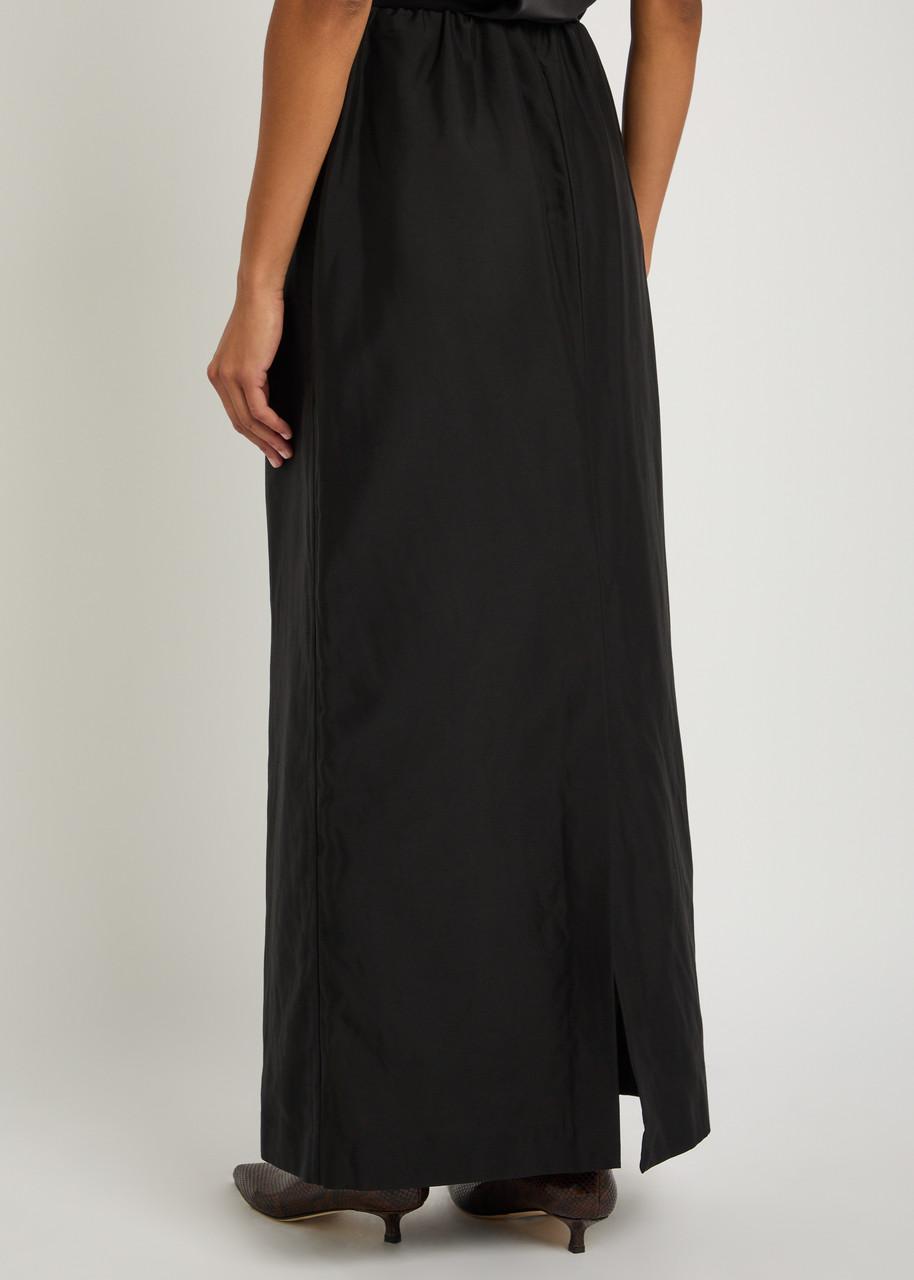 スカート The Row Saul Long Skirt THE ROW Saul cotton and silk-blend maxi skirt | NET-A-PORTER