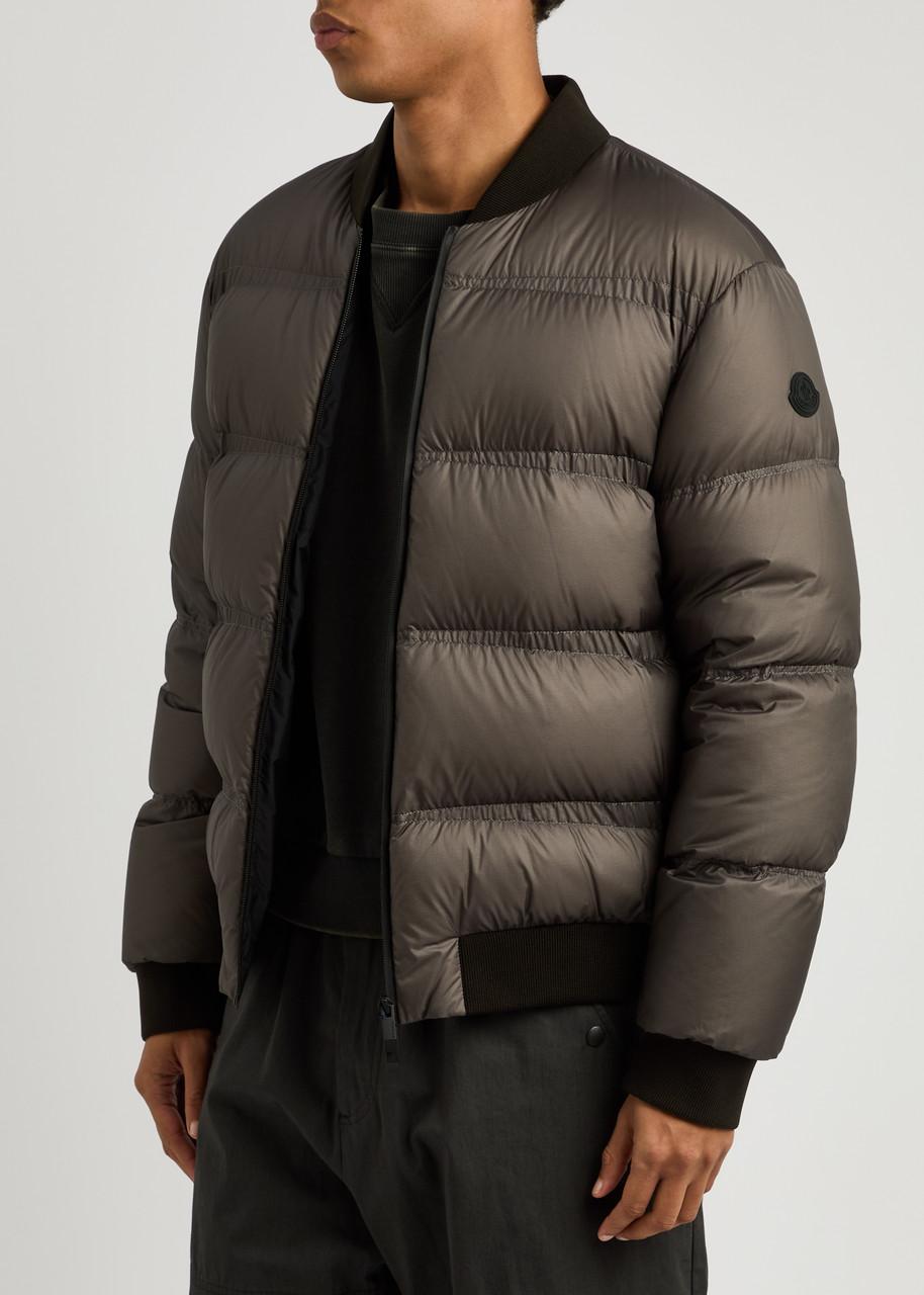 Moncler Vioz Quilted Nylon Bomber Jacket in Black for Men | Lyst