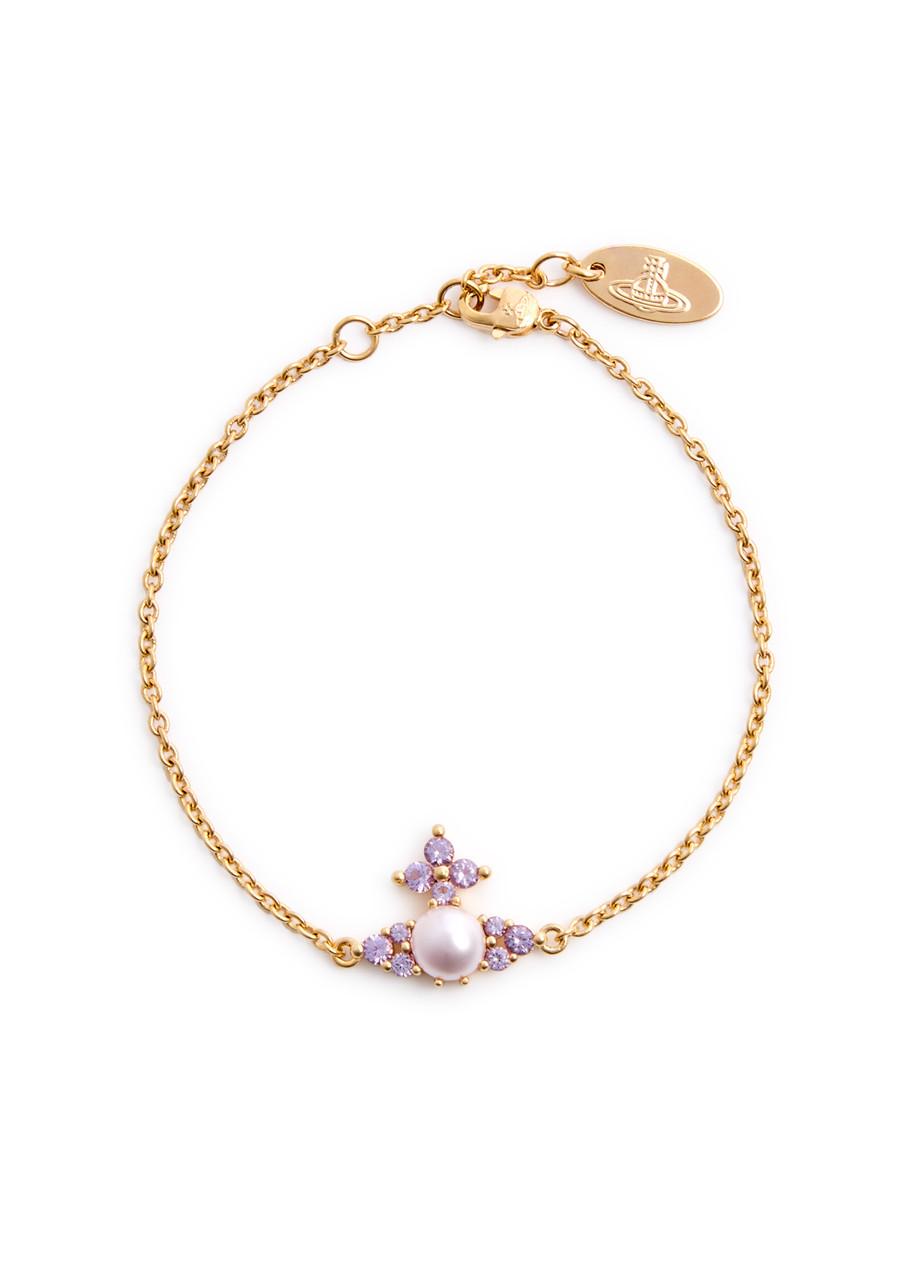 Pink Valentina Orb Bracelet Valentina Orb Pendant Rose Gold Pink