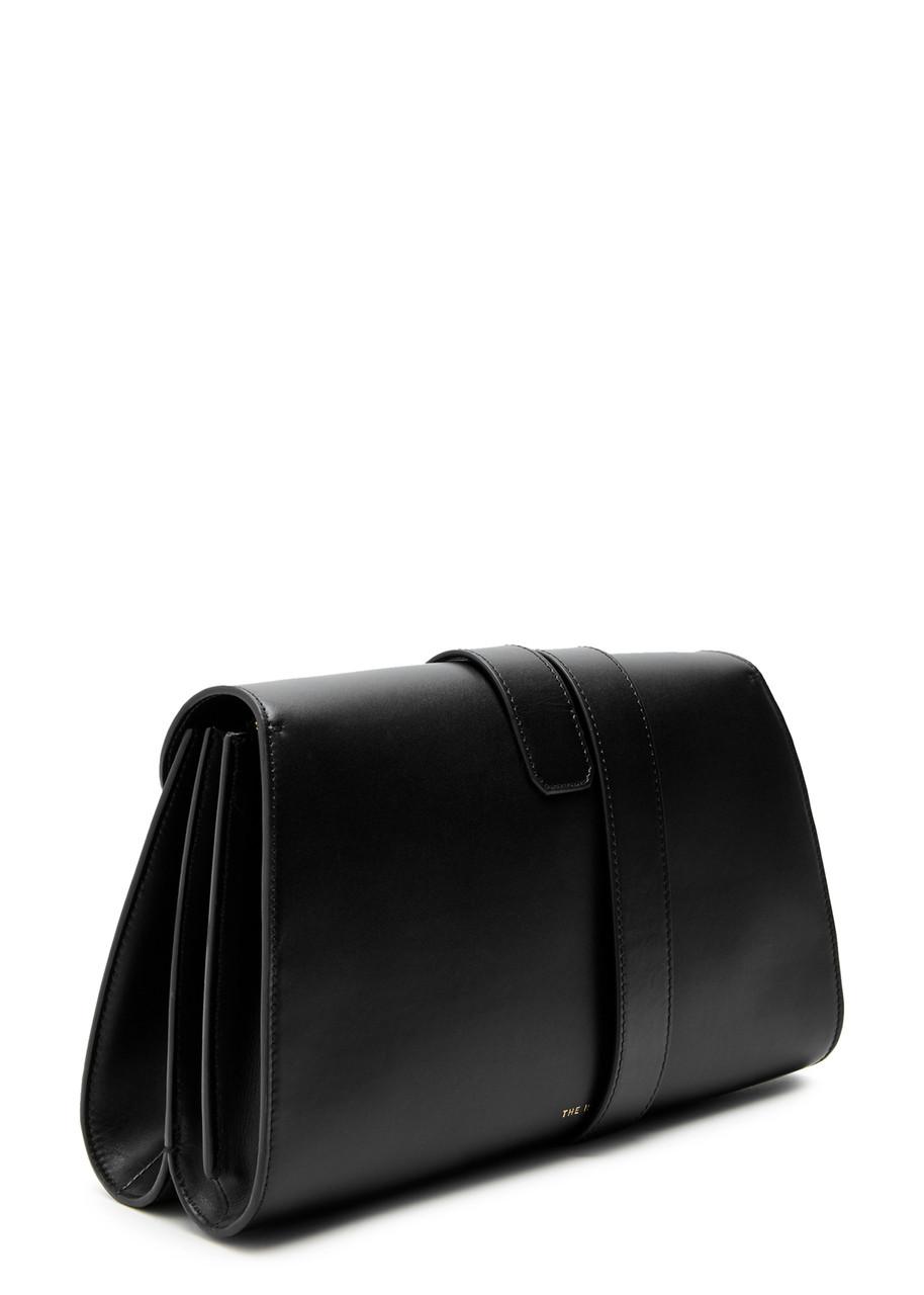 【The Row】Isla Bag in Leather ブラック The Row Isla Leather Clutch in Black | Lyst