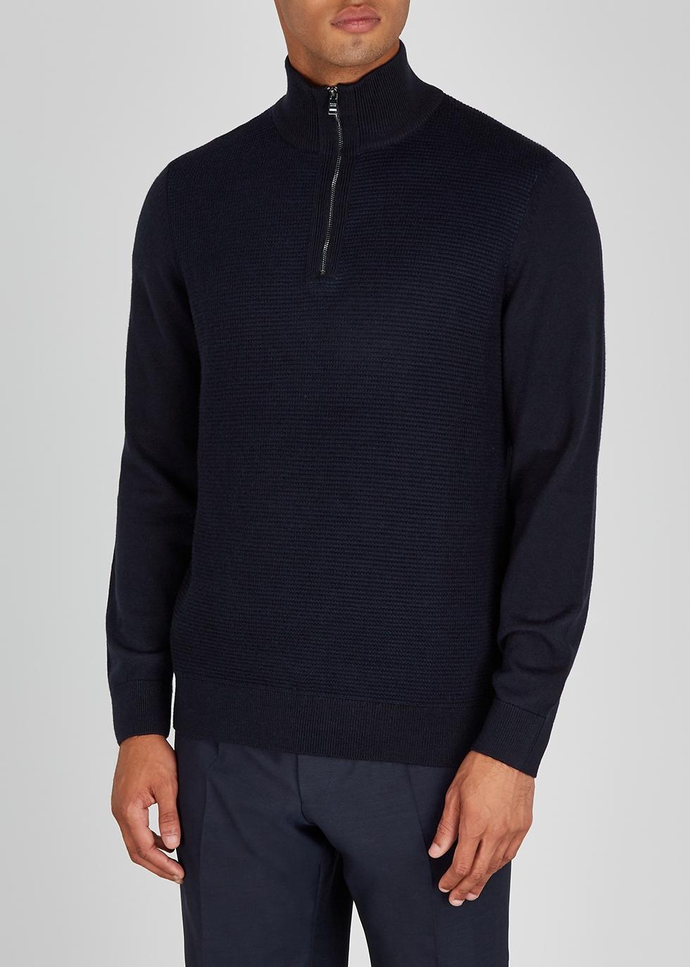 hugo boss joggers with zip pockets