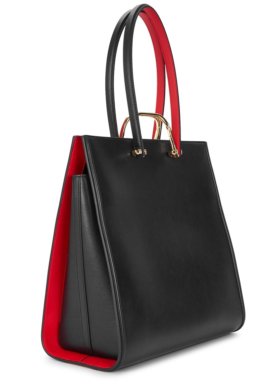 Alexander McQueen The Tall Story Black Leather Tote Lyst