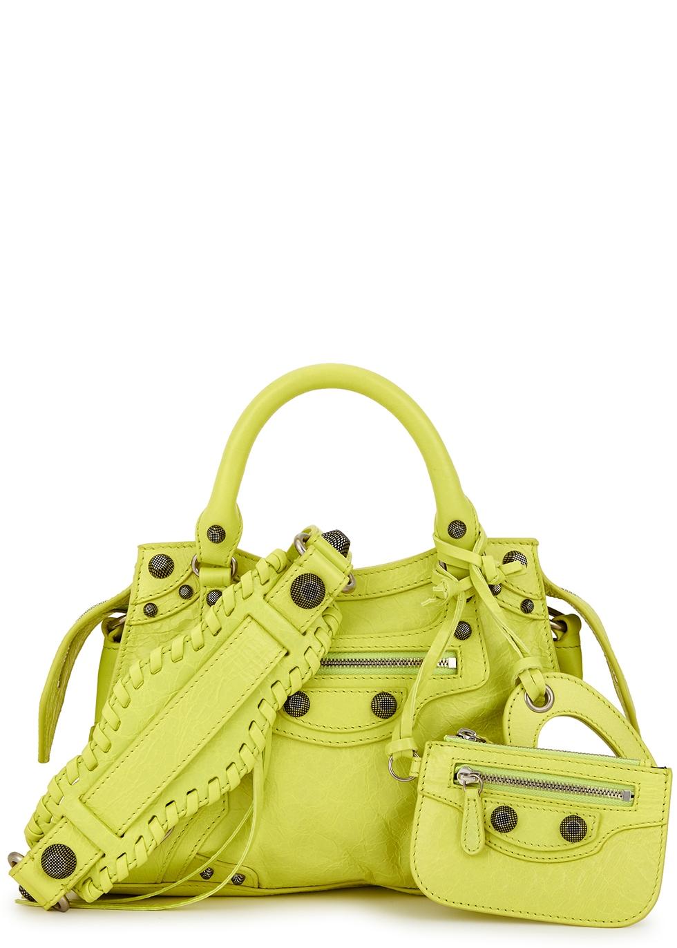 Balenciaga city hotsell bag yellow
