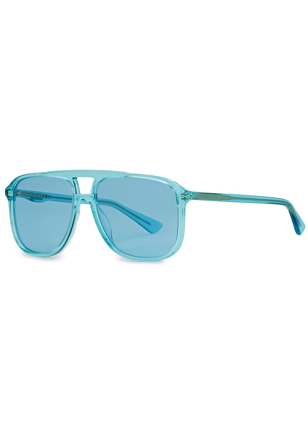gucci turquoise sunglasses