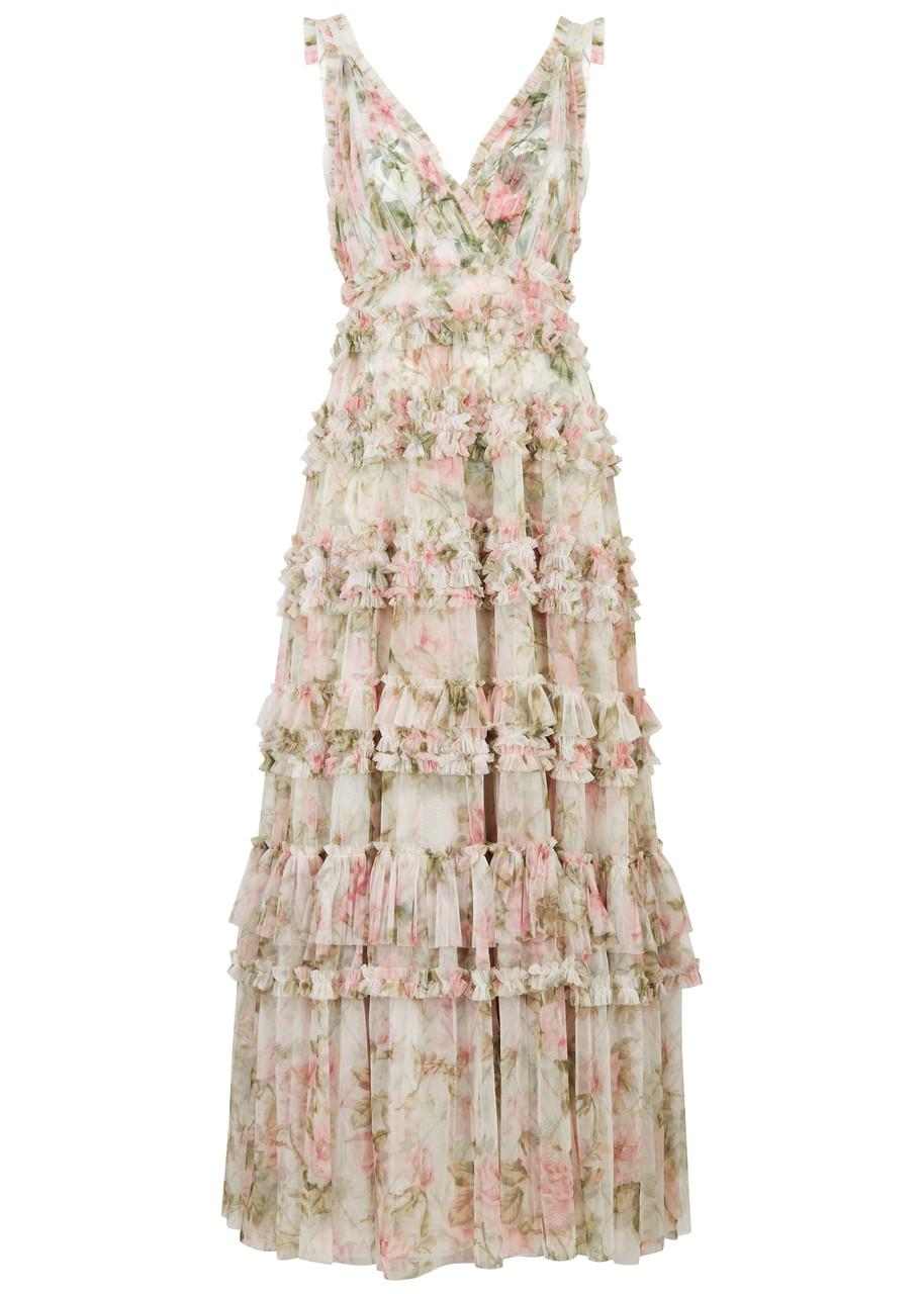 knee length dresses for ladies Diana Maxi Dress – Strapless Cotton Fit, High-Low Hem, XS–XL Available main image 1