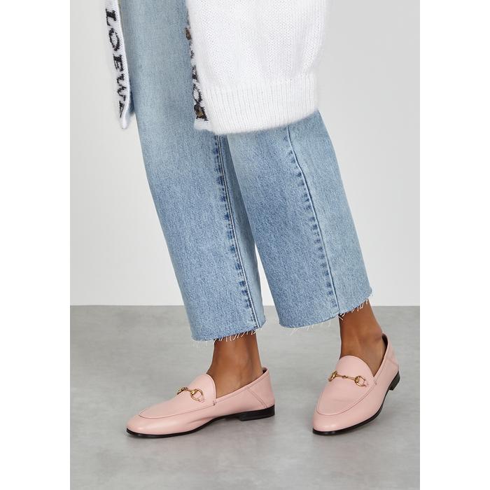 pink gucci loafers