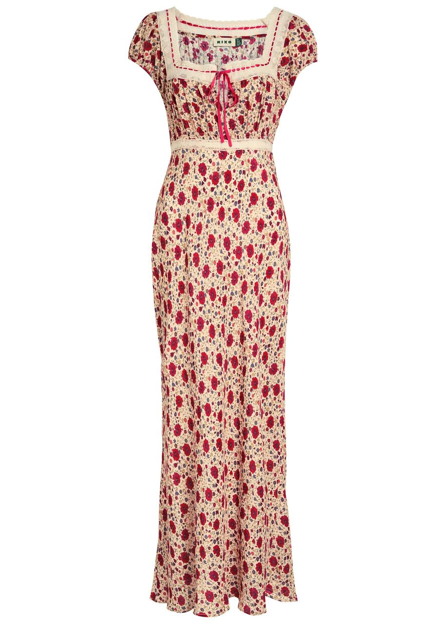 【Rixo】 Racquelフローラル maxiドレス Racquel floral maxi dress in multicoloured - Rixo | Mytheresa