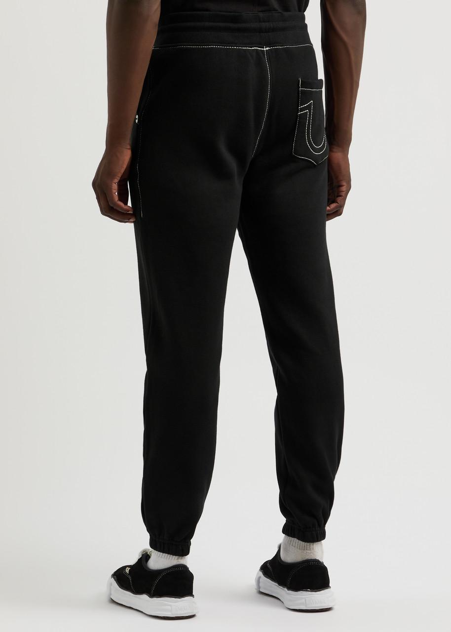True Religion Big T Cotton Blend Sweatpants in Black for Men Lyst