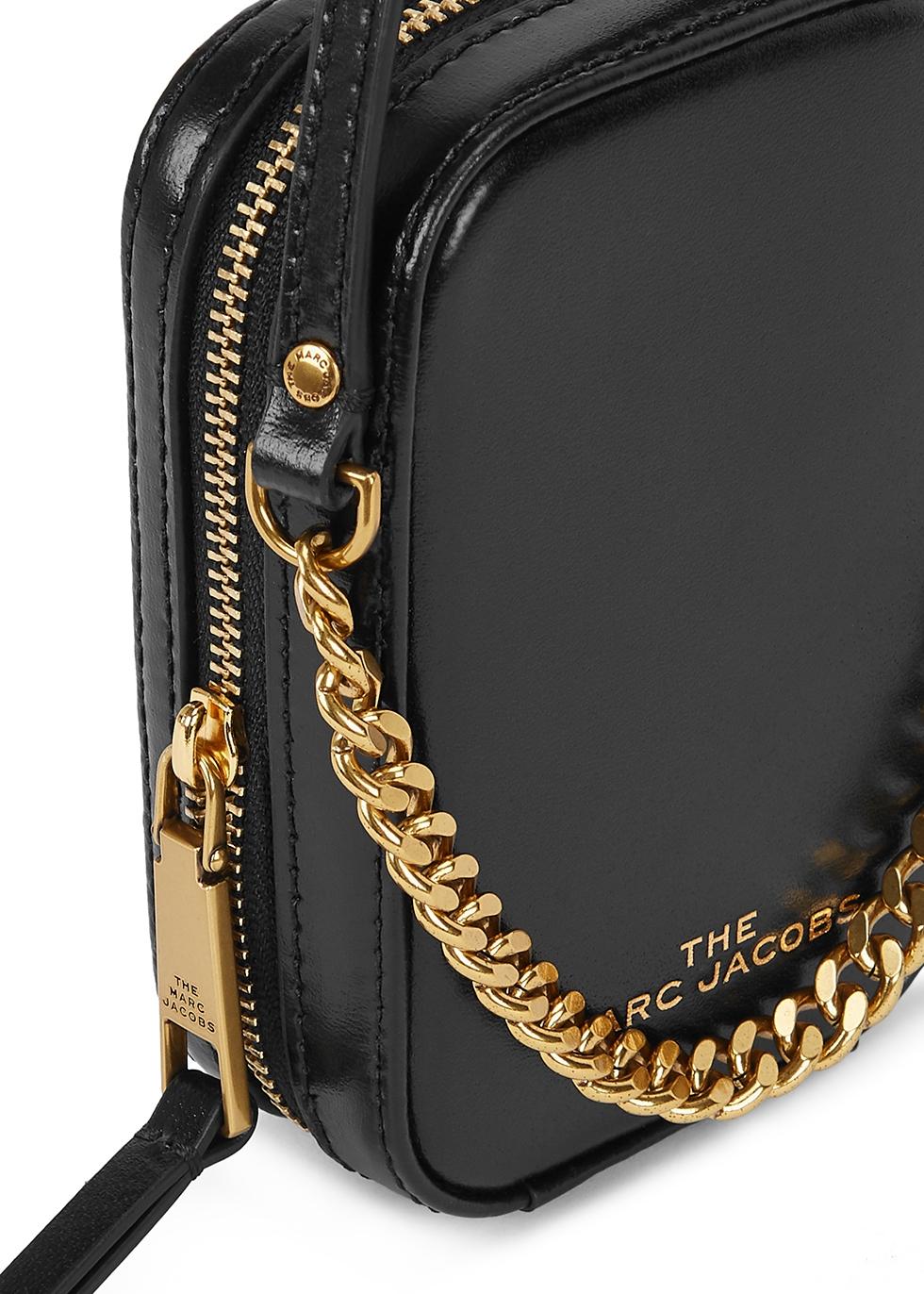 Marc Jacobs Leather The Mini Vanity Crossbody Bag Black | Lyst