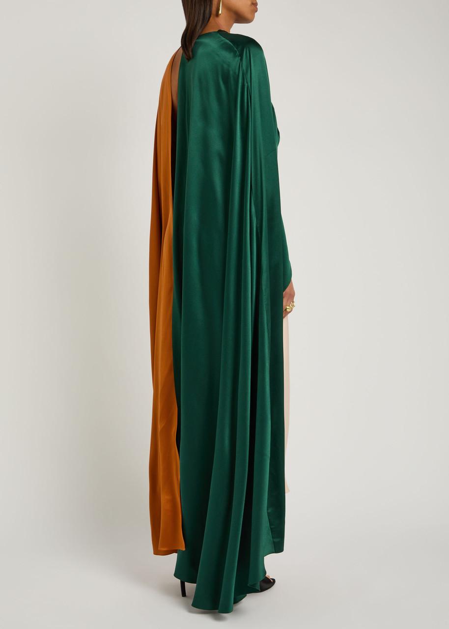green emerald velvet dress Roksanda Ilincic Margot Lantern sleeve Lime Green Wool Cocktail Dress  I  MISS YOU VINTAGE