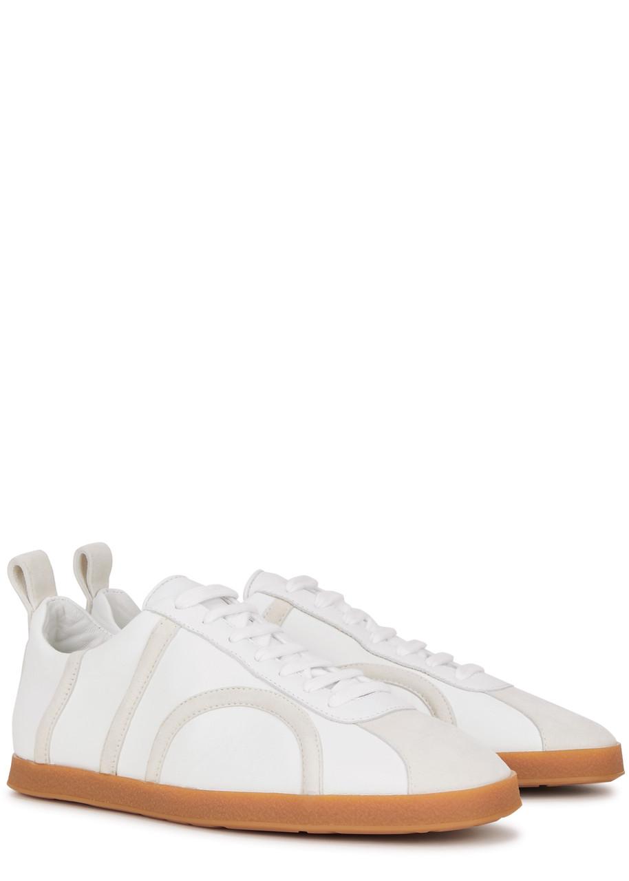 スニーカー TOTEME COTTON CANVAS SNEAKERS WITH LEATHER INSERTS COTTON CANVAS SNEAKERS WITH LEATHER INSERTS – Suit Negozi Row
