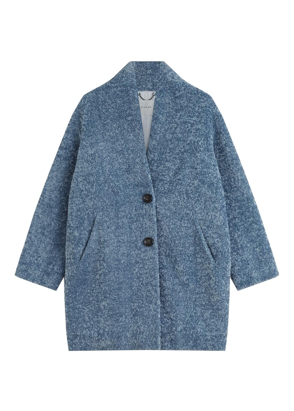 teddy cocoon coat