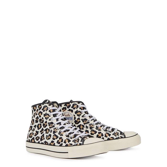 converse lucky star leopard