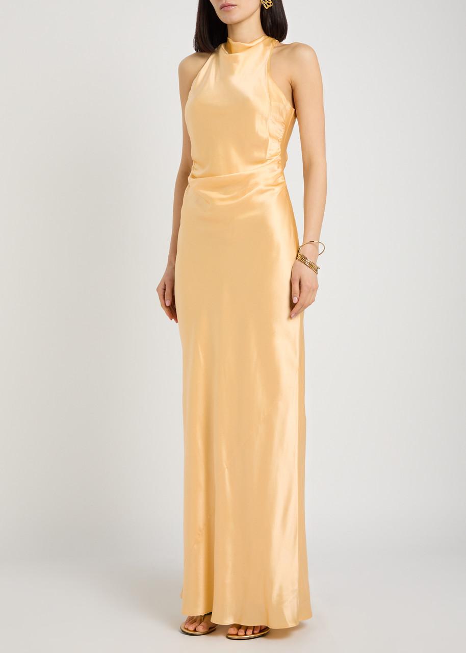 chinese dress ladies Reformation // Lace Tiered Maxi Dress  VSP Consignment