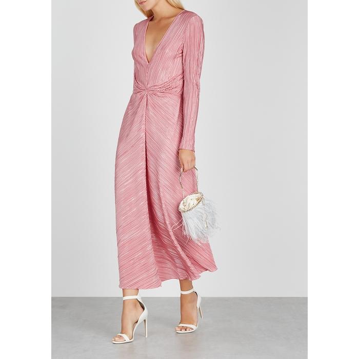 rotate birger christensen pink dress
