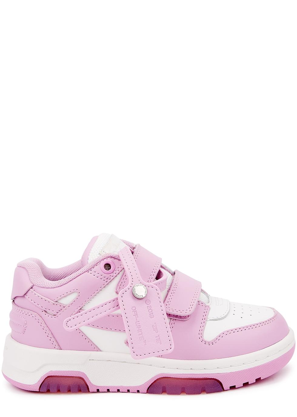 Off-White c/o Virgil Abloh Kids Out Of Office Panelled Leather Sneakers ...