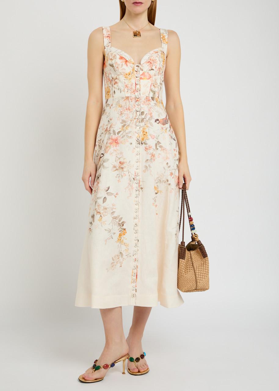 Designer Floral Linen Dresses for Women - Up to 64% off | Lyst