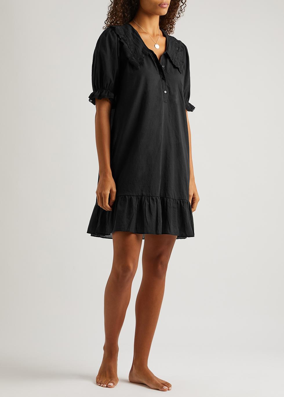 Black cotton sales night dress