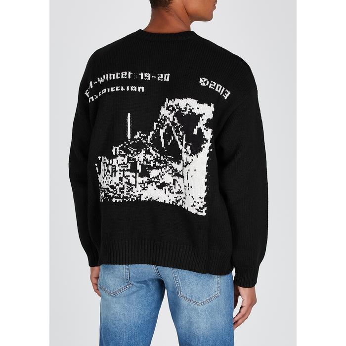 Off-White c/o Virgil Abloh Ruined Factory Jumper in Black for Men