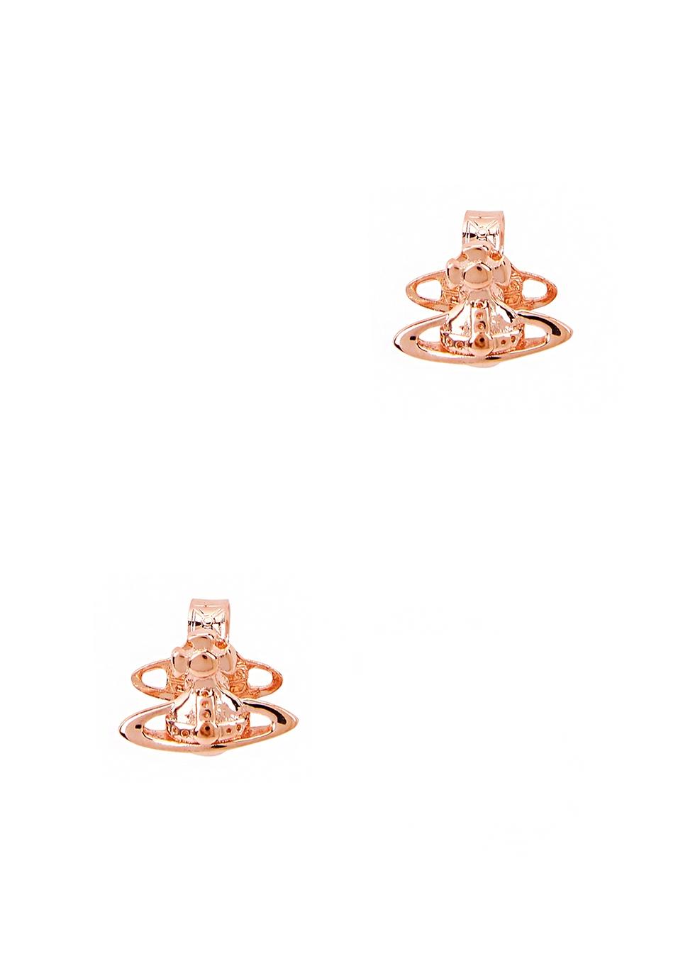 Rose gold vivienne westwood earrings Clearance