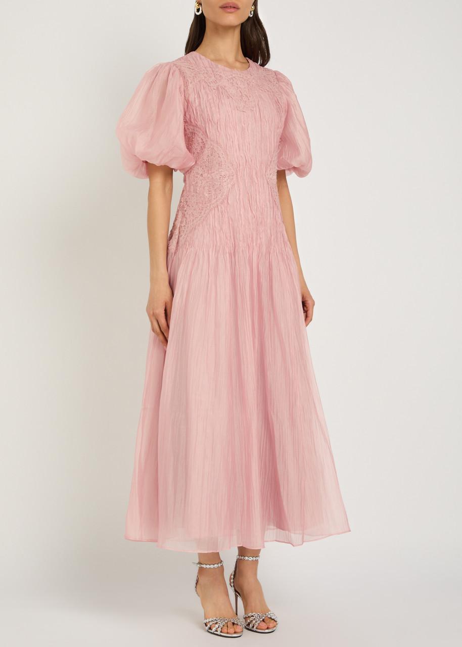 open lace back dress Aje Violette Bubble Hem Maxi - Pink main image 1