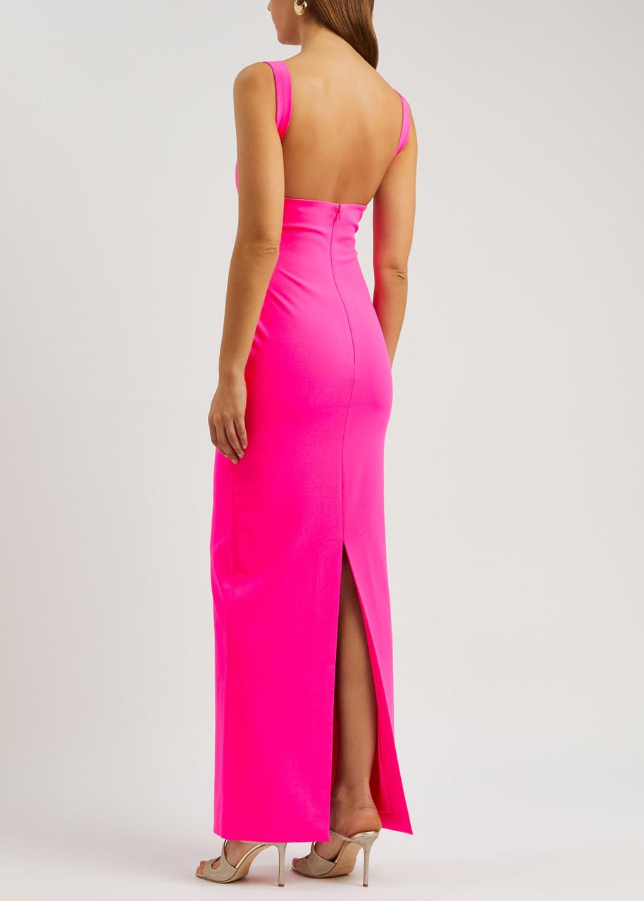 solace london joni maxi dress pink JUST IN Introducing the Joni Dress by Solace London. Now available in a size 6! @hannahdalsasso + @styledbymim_