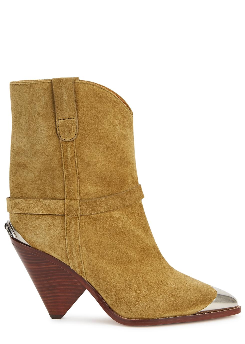 isabel marant demar western ankle boots