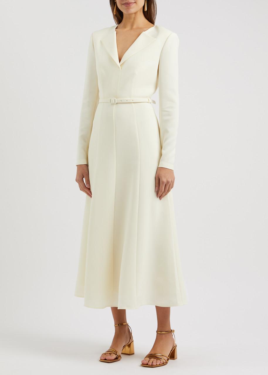【Roland Mouret】Vネックミディドレス Strapless V Neck Sequin Midi Dress in Green – Roland Mouret