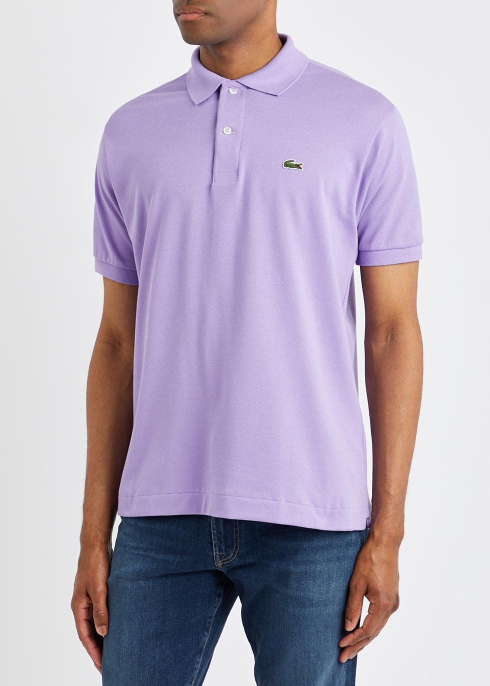 montage påske ære Lacoste Piqué Cotton Polo Shirt in Purple for Men | Lyst