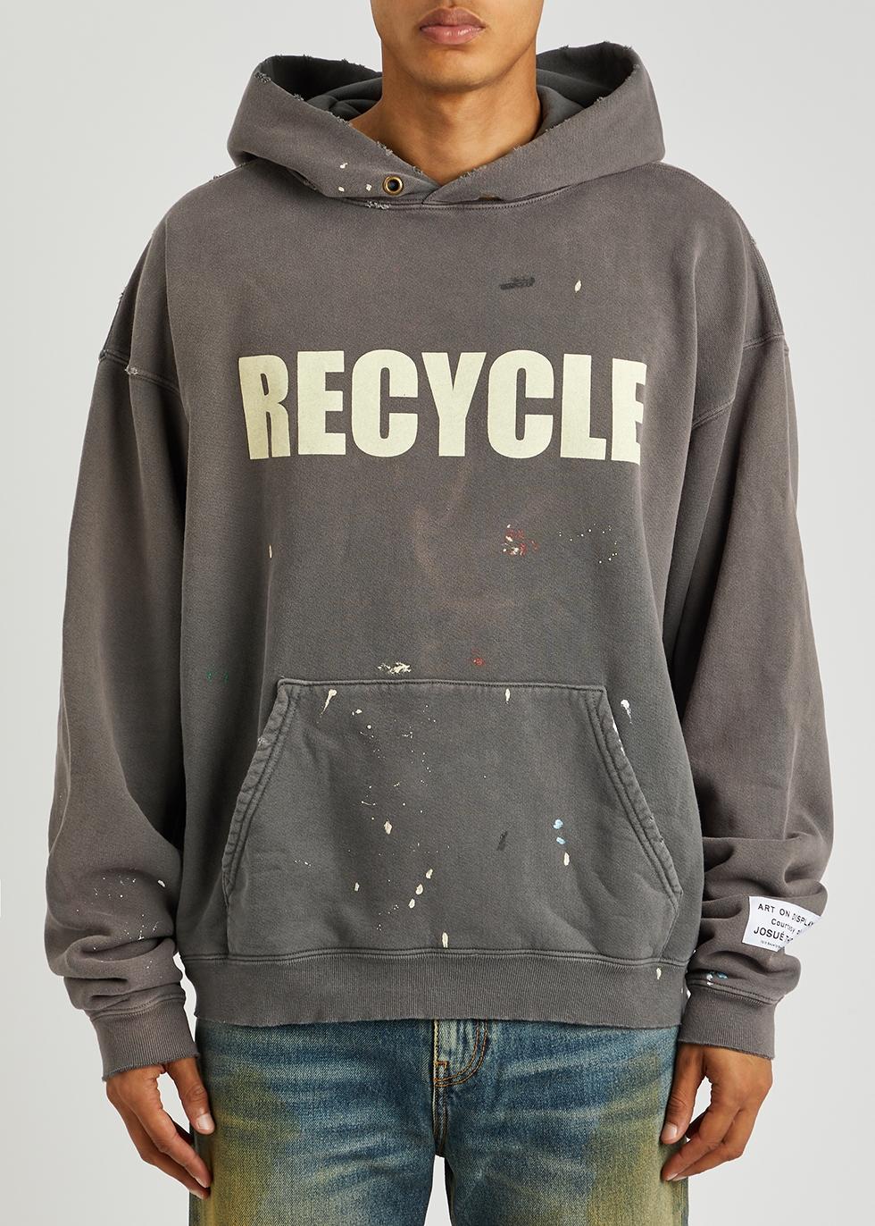 トップス Gallery Dept. 90's Recycle Hoodie Washed GALLERY DEPT. 90'S RECYCLE HOODIE | VINTAGE BLACK