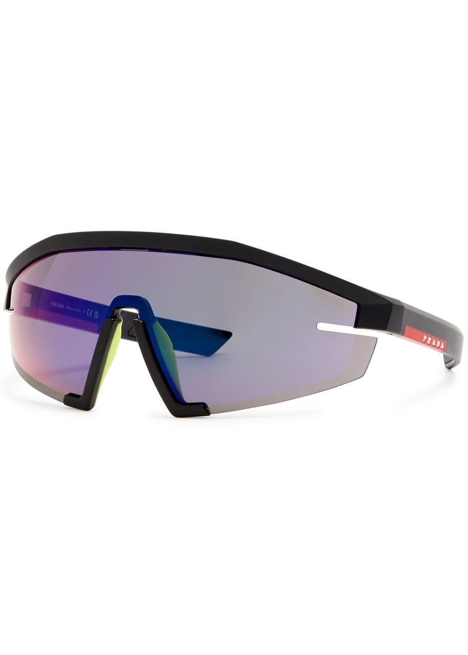 Prada wrap around sunglasses hotsell